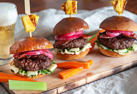 Pineapple Teriyaki Burgers - 850