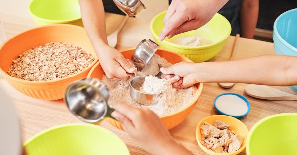 Mixing Healthy Bread - 1200