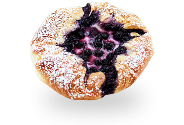 Wild Blueberry & Custard Danish