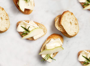 Pear & Brie Crostini